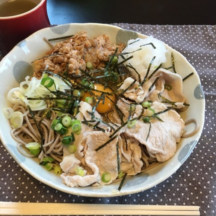 うまうまスタミナ納豆そば